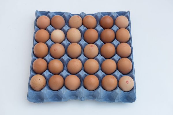 Medium Eggs, Tray of 30 - Free Range Lion stamp UK